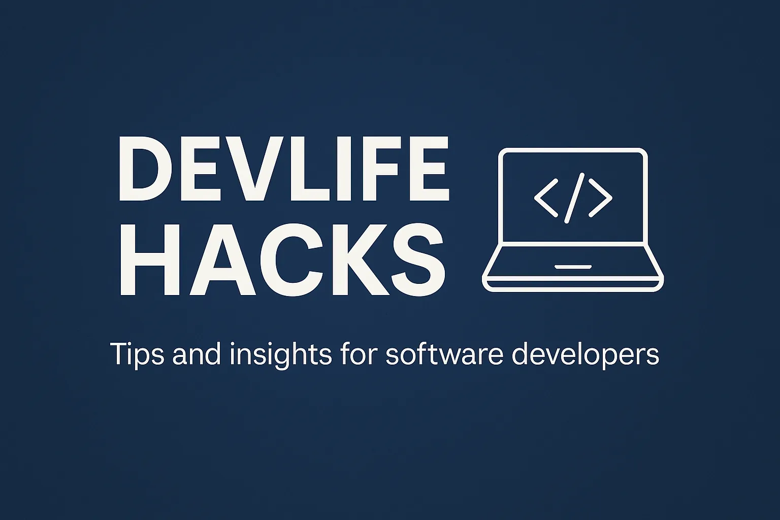 DevLife Hacks Brand Concept  — AI時代に「自由」を取り戻すための思想